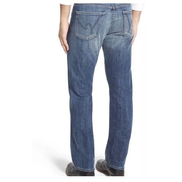 Citizens of Humanity Sid Classic Straight Medium Wash COH Stretch Jean Men 34X29 - Picture 2 of 13